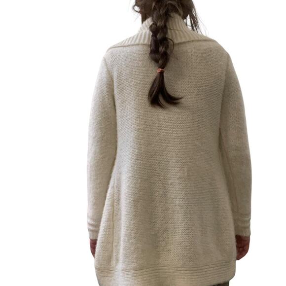 Authentic y2k cream white wool cardigan - Picture 3 of 3